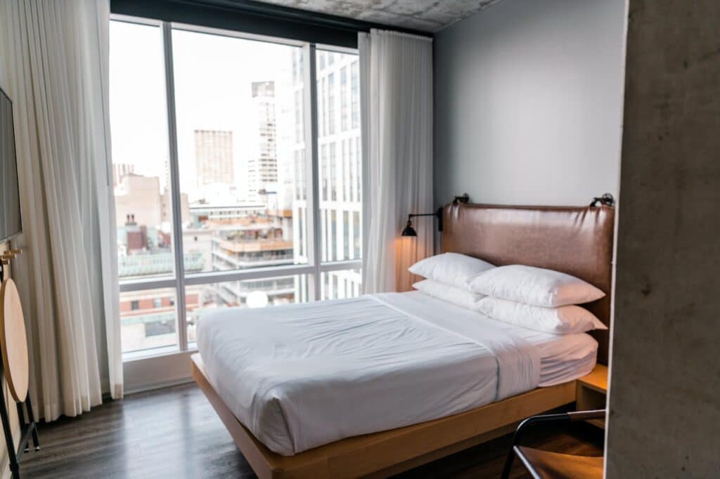 Hotel rooms vs Airbnb rentals.