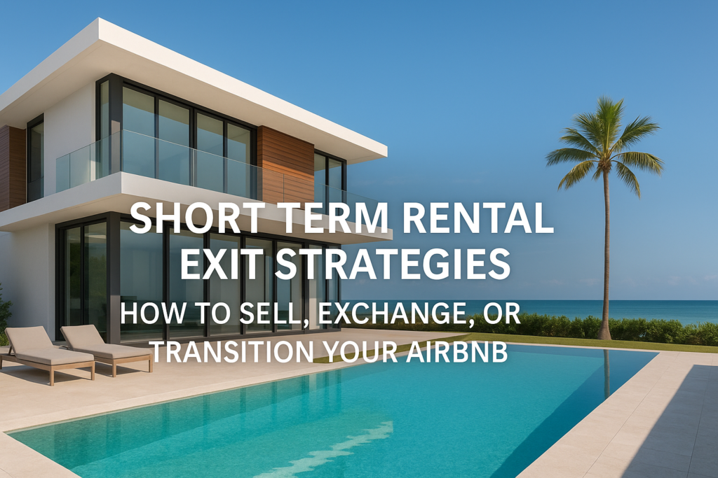 short term rental exit strategies