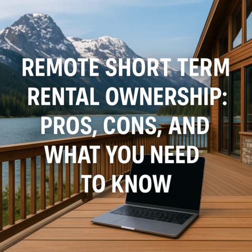 remote short term rental ownership