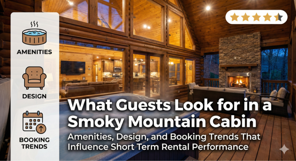 smoky mountain short term rental amenities