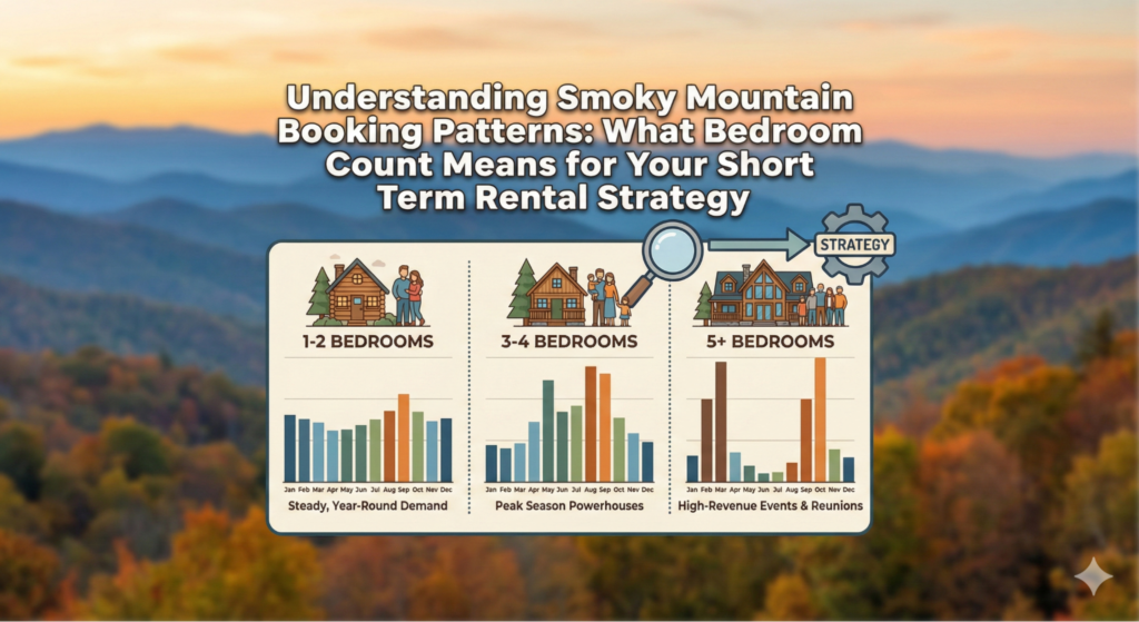 smoky mountain short term rental bedroom count