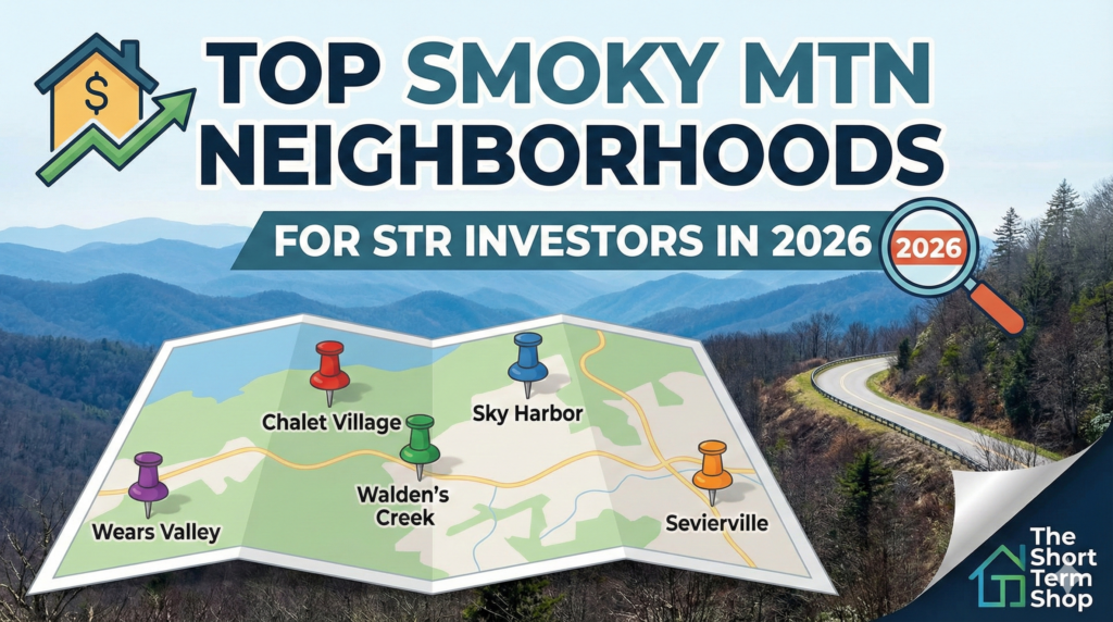 top smoky mountain neighborhoods for short term rental investors